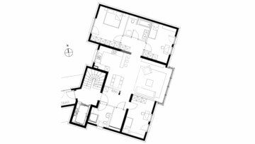 Hochwertige 4 Zimmer-Wohnung am Kernerplatz - 1. OG URBAN (91210)