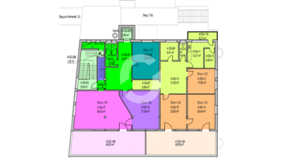 Lichtdurchflutete Gewerbefläche mit Terrasse in Stuttgart-Feuerbach – 176 m² - 4.OG - 176 m² (99339)