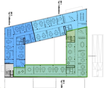 „Lift-Off“ – Repräsentative Büroneubauflächen auf dem Flugfeld - 1. OG (78566)