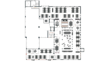 New Work ready: Variable Bürofläche vom Zellenbüro bis Open Space - 2. OG Variante D (95362)