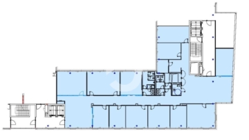 Attraktive Bürofläche im Bülow-Carré - Grundriss 2. OG (72853)