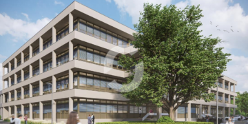 Helle Büroflächen im Gewerbegebiet Wallgraben - Visualisierung (94436)