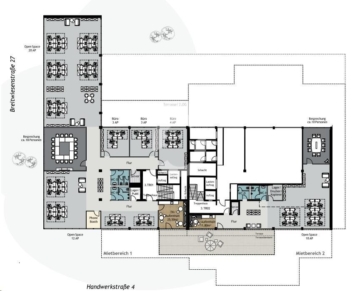 Helle Büroflächen im Gewerbegebiet Wallgraben - 3. OG (94442)