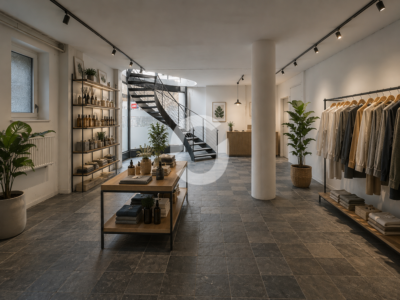 Attraktive Ladenfläche mit Schaufensterfront – 182 m² im EG/UG - Unverbindliche Visualisierung (99106)