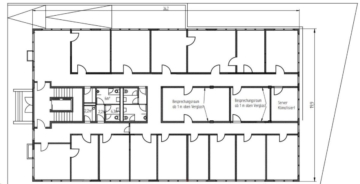 Funktionale Bürofläche in Leonberg – zeitnah verfügbar - Grundriss 1. OG (91617)