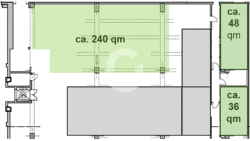 Moderne Büroflächen mit attraktiver Ausstattung - Löwentorstr. 68, EG, Lager (72170)