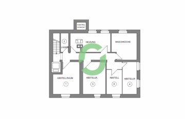 RESERVIERT | Wohn- und Geschäftshaus in zentraler Lage von Kornwestheim - Grundriss UG (90078)