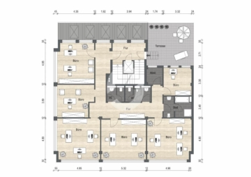 Ein ganzes Haus für Ihr Unternehmen? hier ist dies möglich! - Grundriss 1.OG (93753)