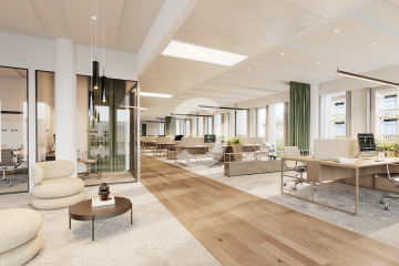 Neue Premium-Büros mit Dachgarten | Stuttgart-Mitte | ESG-Neubau - Büro (94656)