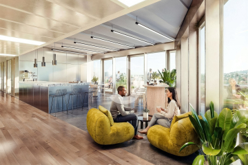 Neue Premium-Büros mit Dachgarten | Stuttgart-Mitte | ESG-Neubau - Social Area (94617)