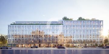 Neue Premium-Büros mit Dachgarten | Stuttgart-Mitte | ESG-Neubau - Außenansicht (94652)