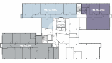 Repräsentative Büroräumlichkeiten nahe dem Flughafen - 3. OG (87087)