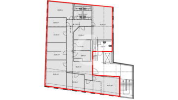 Moderne Fläche am Rotebühlplatz - 5. OG (77820)