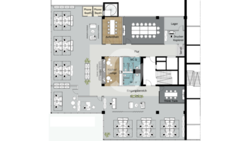 Helle Büroflächen im Gewerbegebiet Wallgraben - 1. OG (94459)