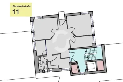 Zentral gelegene Bürofläche im Tübinger Carré - Christophstraße 11 - 3. OG (100697)