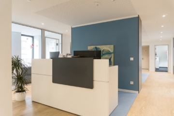 Bürofläche im Ärztehaus – Feuerbach - Empfang (95807)