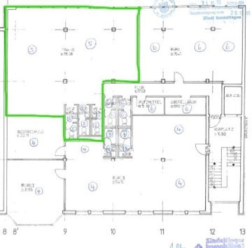 Praxisfläche in Sindelfingen - Grundriss (94150)