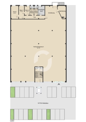 gut ausgebaute Handlesfläche in Sichtlage o. Testlabor denkbar - immogrundriss_1 (91421)