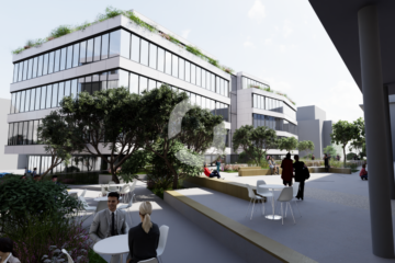 Neubau 2025: Hochwertige Büroflächen in Zuffenhausen mit Top-Infrastruktur - unverbindliche Visualisierung (92866)