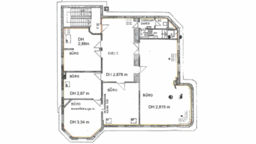 Bürofläche in herrschaftlicher Villa - 2. OG (86854)