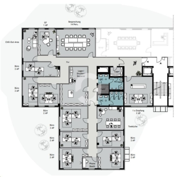 Funktionale Büroflächen am Fasanenhof - 1. OG (93980)