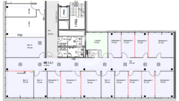 Ansprechende Büroflächen im Forum 1 - 3. OG (94950)