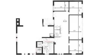 Modern arbeiten | Büro 1. OG | Zentrale Lage Stuttgart - 1. OG - ca. 123 m² (99315)