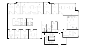 Renovierte Bürofläche in zentraler Lage - 3. OG (78486)