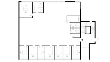 Renovierte Bürofläche in zentraler Lage - 1. OG - Bürofläche (78484)