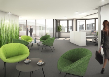 Homeoffice satt? Komm doch mal wieder ins Büro! Neubau – N1 - Unverbindliche Visualisierung (73599)