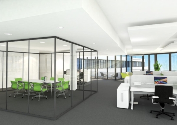Homeoffice satt? Komm doch mal wieder ins Büro! Neubau – N1 - Unverbindliche Visualisierung (73609)