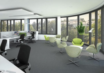 Homeoffice satt? Komm doch mal wieder ins Büro! Neubau – N1 - Unverbindliche Visualisierung (73607)