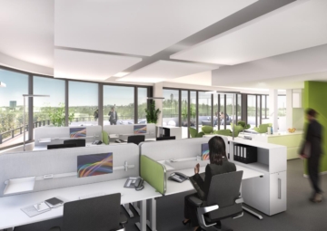 Homeoffice satt? Komm doch mal wieder ins Büro! Neubau – N1 - Unverbindliche Visualisierung (73608)