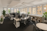unverbindliche Visualisierung - Helle, repräsentative Bürofläche im Gerichtsviertel am Olgaeck