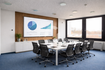 Helle und großzügige Büroflächen - Unverbindliche Visualisierung (92264)