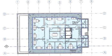 Gepflegte Bürofläche in Stuttgart Möhringen - Grundriss 3. OG (82021)