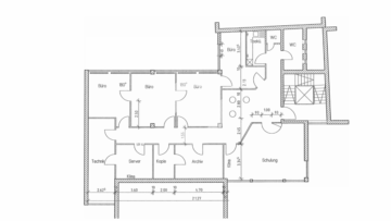 Attraktive Büroflächen im Stuttgarter Westen - Grundriss 3. OG (89800)
