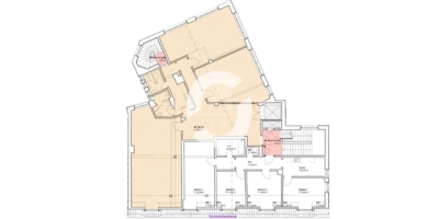 Super zentrale aber ruhige Büroflächen - 4. OG - ca. 190 m² (99472)
