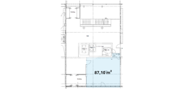 Vakante Büro/ Praxisfläche im Haus der Gesundheit - EG (hinten) - 87,10 m² (83472)