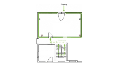Ladenfläche mit Schaufensterfront | ca. 42 m² |Stuttgart-West - EG - Laden (99297)