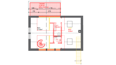 Kreativ-Loftbüro nahe Feuersee | Stuttgart-West | 147 m² - 1. OG (98057)
