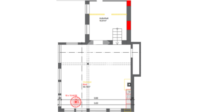 Kreativ-Loftbüro nahe Feuersee | Stuttgart-West | 147 m² - EG (98056)