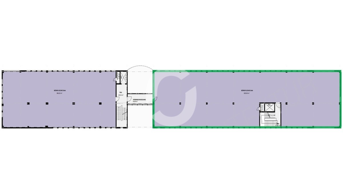 2. OG - 620 m²