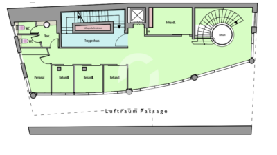 Toplage Stuttgart-Mitte: Flexible Gewerbefläche auf 2 Ebenen - 1.OG (99547)