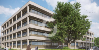 Visualisierung - Helle Büroflächen im Gewerbegebiet Wallgraben