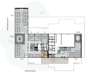 Helle Büroflächen im Gewerbegebiet Wallgraben - 3. OG (74374)