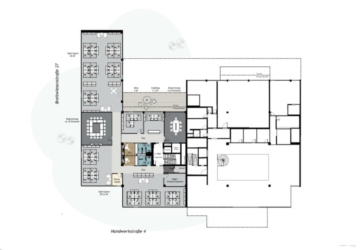 Helle Büroflächen im Gewerbegebiet Wallgraben - 2. OG (74373)