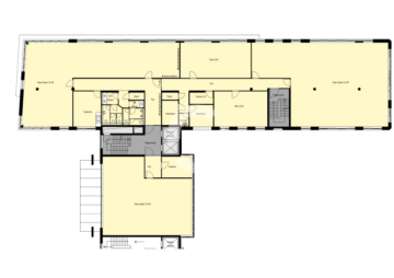 Flexible Bürofläche in Stuttgart – Bad Cannstatt - 1. OG (72660)