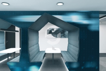 Für das Business der Zukunft – Blue Wing - BLU_19_0156_HuddleRoom (86839)