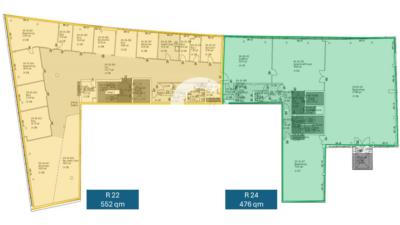 Helle & flexible Bürofläche in Stuttgart-Nord – attraktive Gewerbelage – 476m² - 5. OG - 476 m² (99483)